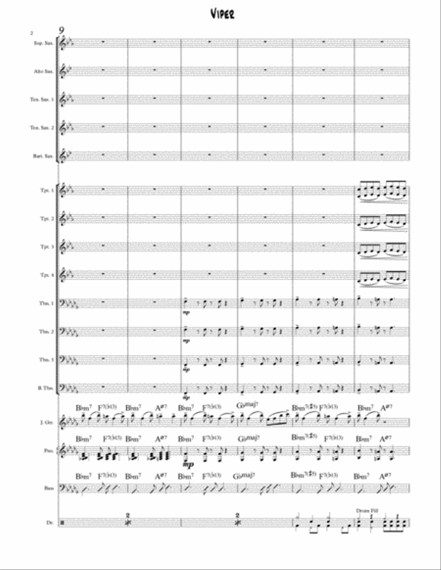 Viper Viper Jazz Ensemble scores gallery preview page 2