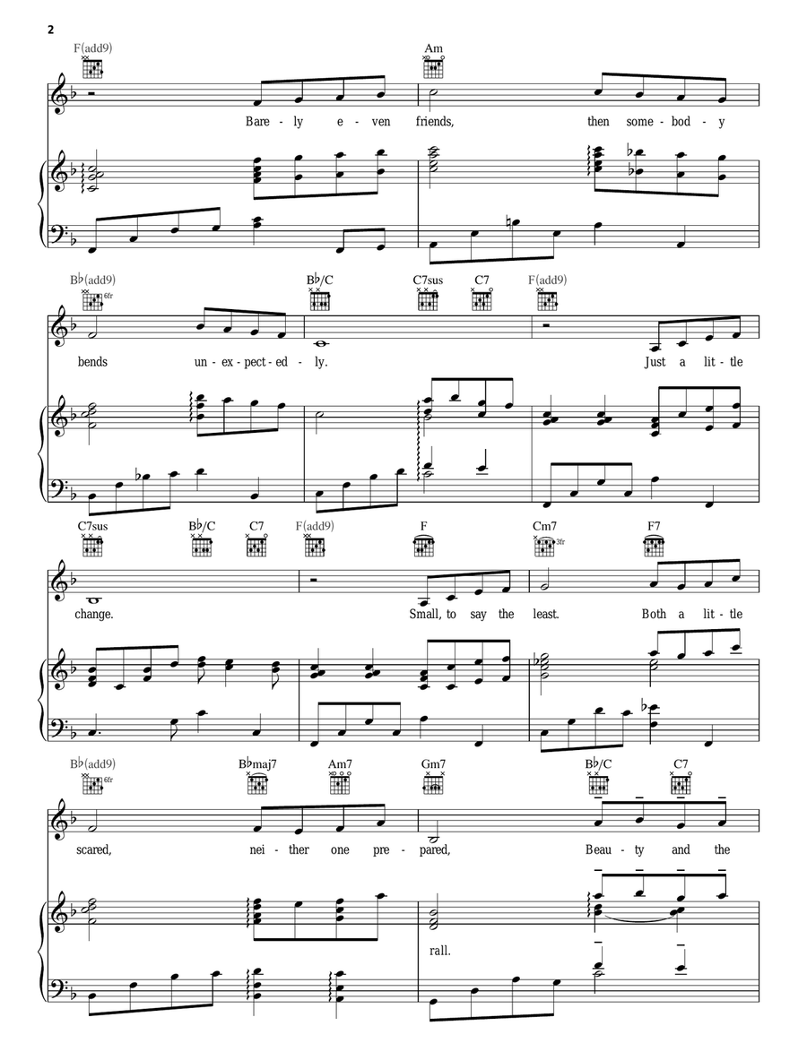 Beauty And The Beast Beauty And The Beast Acoustic Guitar scores gallery preview page 2