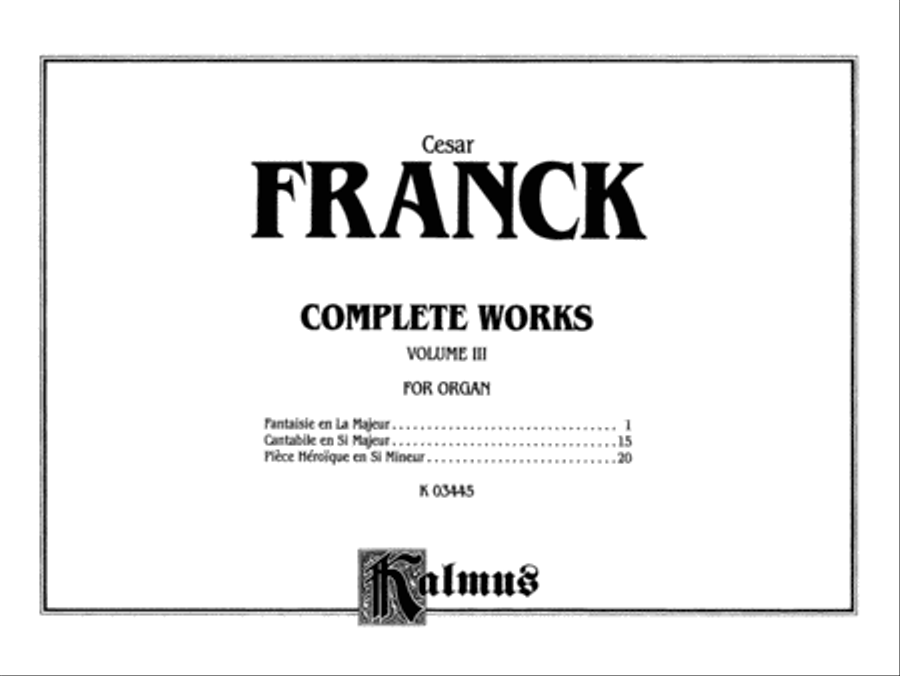 Organ Works, Volume 3 Organ Works, Volume 3 Organ scores gallery preview page 2