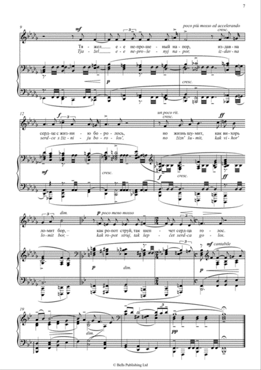 15 Romances, Op. 26 Voice Solo scores gallery preview page 4