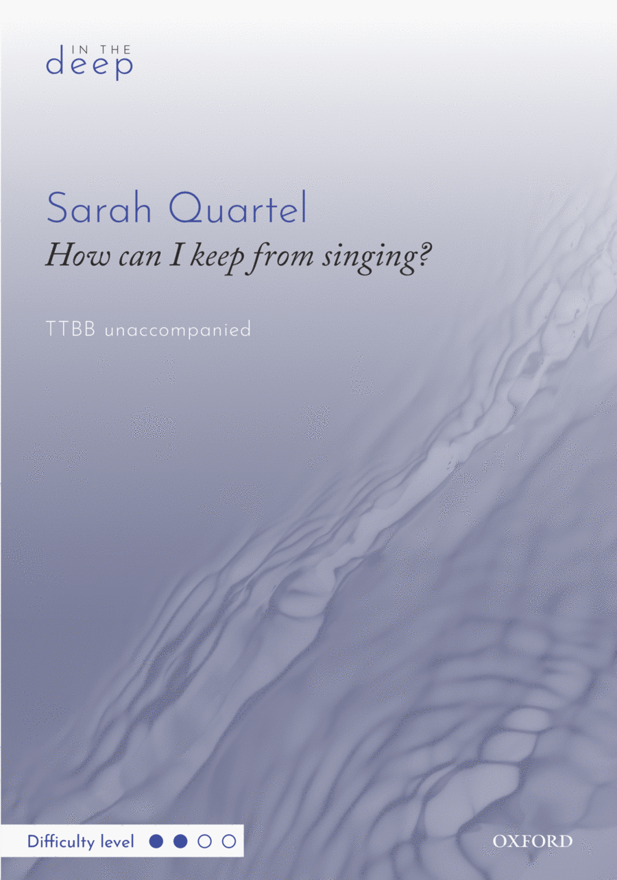 How can I keep from singing?