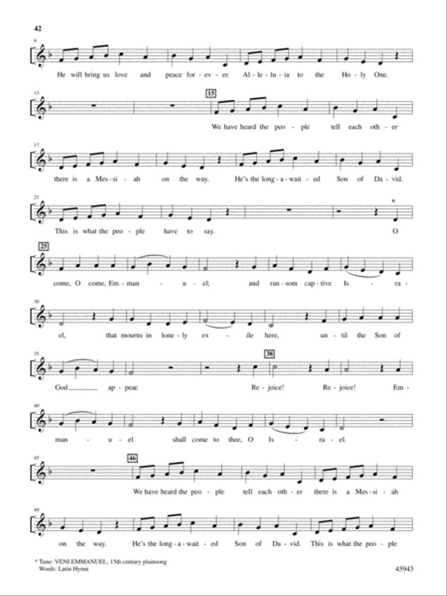 The Noel Critter Motel Choir scores gallery preview page 42