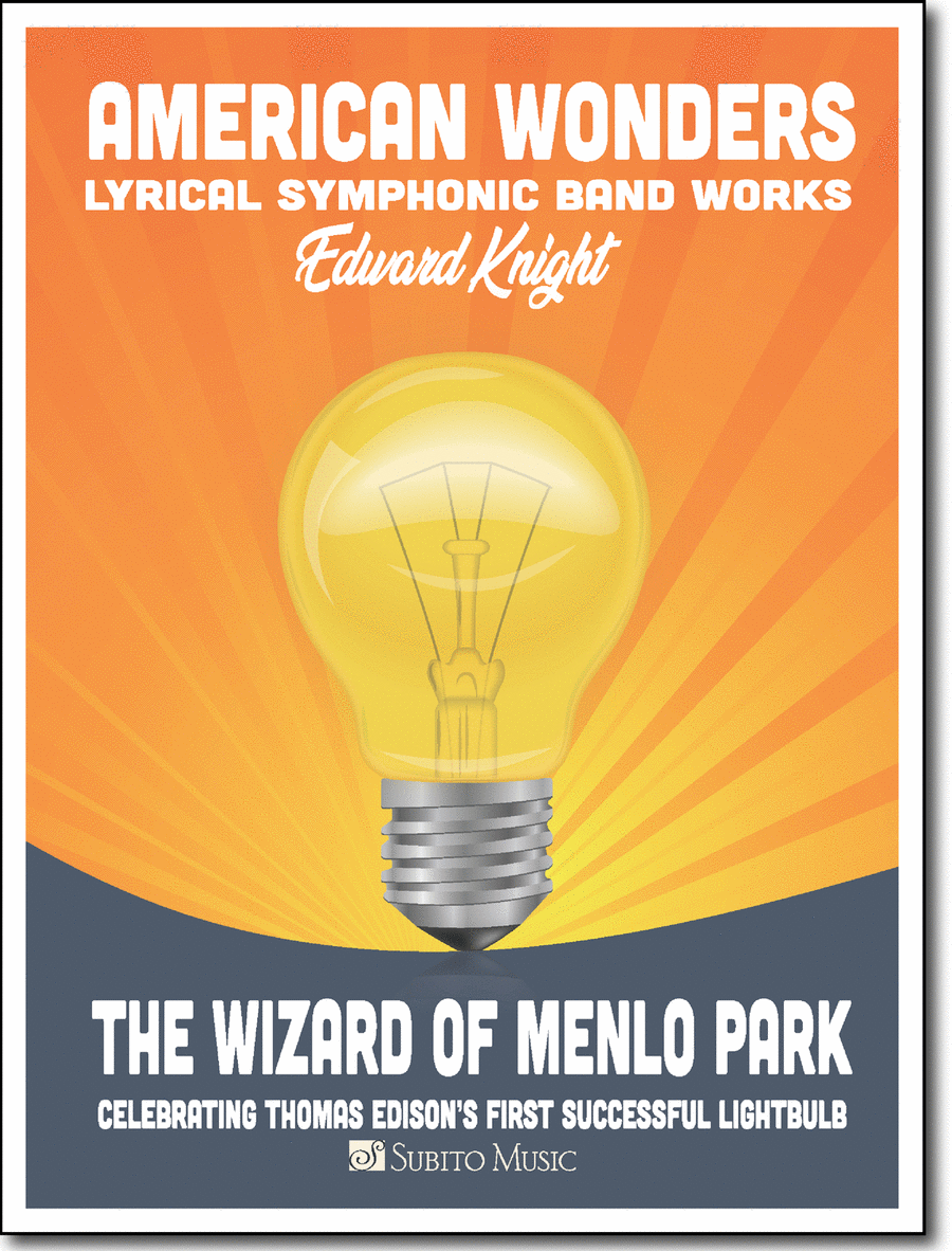 American Wonders: The Wizard of Menlo Park Concert Band scores gallery preview page 1
