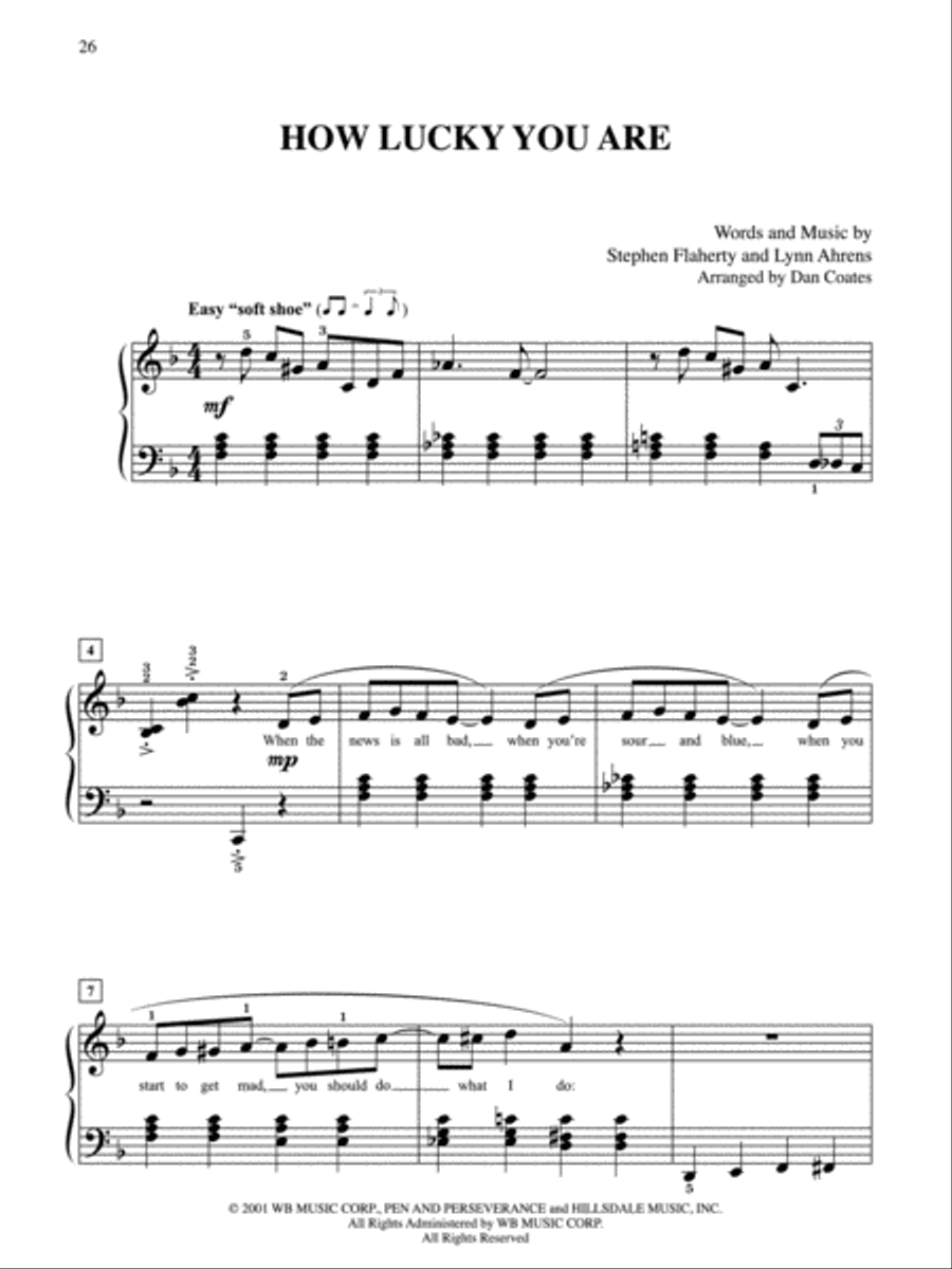 10 for 10 Sheet Music Broadway Easy Piano scores gallery preview page 5