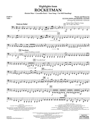 Highlights from Rocketman (arr. Johnnie Vinson) - Pt.5 - Tuba