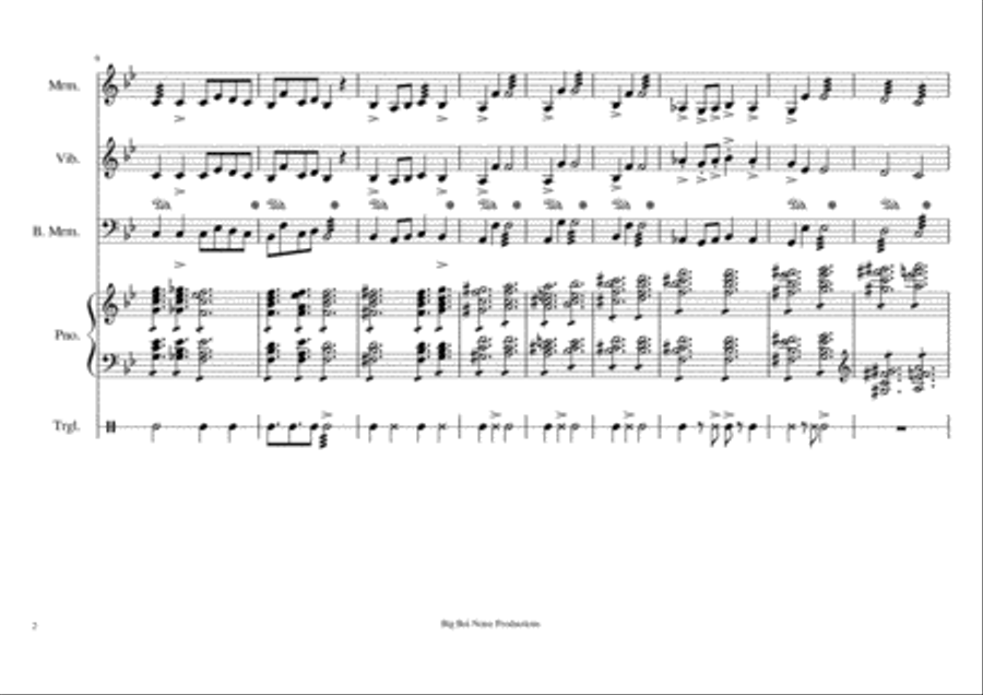 Tortoises for Percussion Percussion scores gallery preview page 2