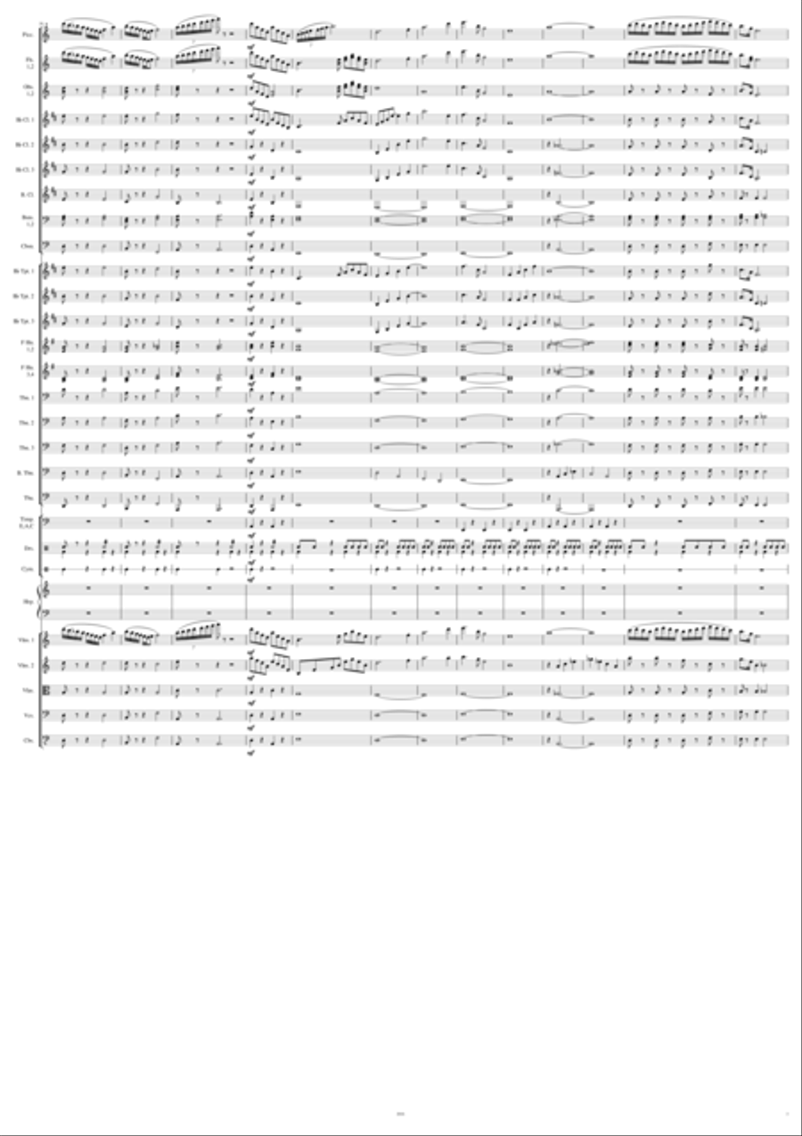 The Screaming Bridge The Screaming Bridge Full Orchestra scores gallery preview page 3