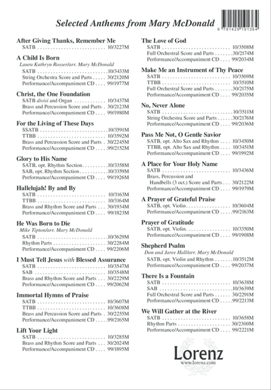 Let There Be Light 4-Part scores gallery preview page 13