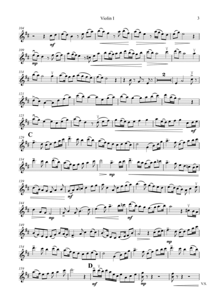 String Quartet in D Major String Quartet - Digital Sheet Music