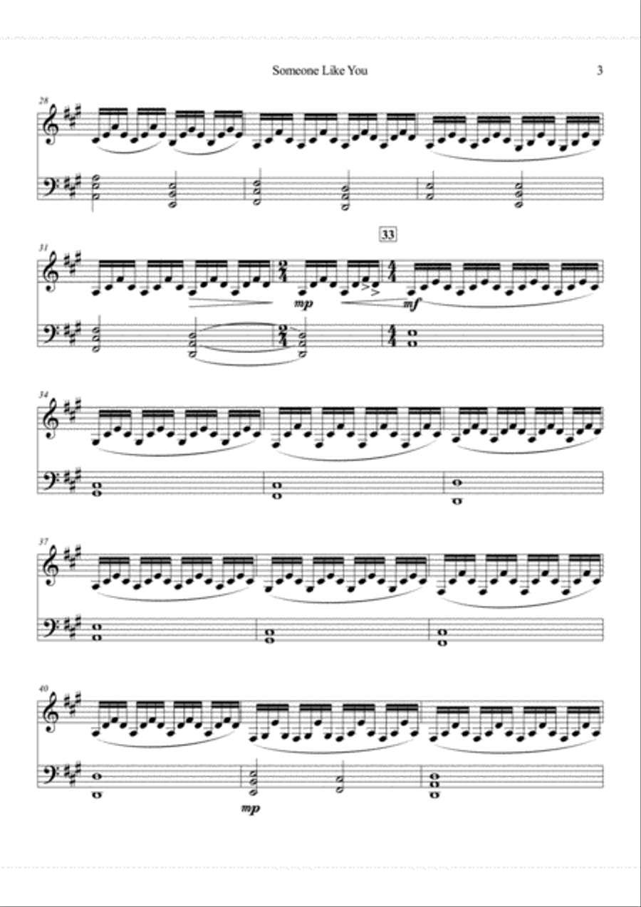 Someone Like You Someone Like You Small Ensemble scores gallery preview page 3
