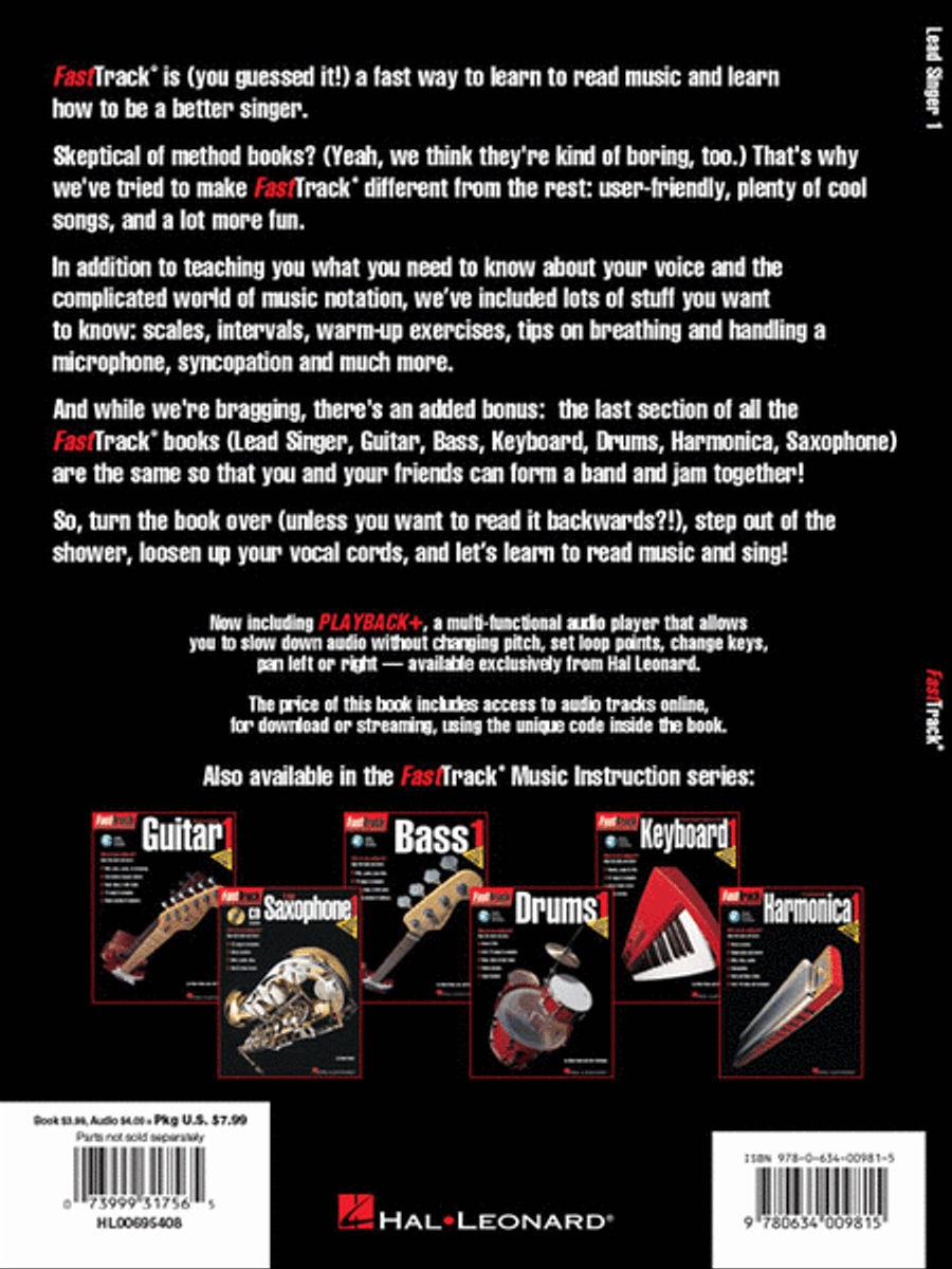 FastTrack Lead Singer Method – Book 1 Voice scores gallery preview page 7