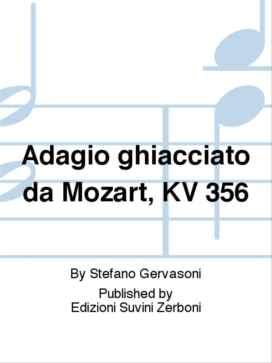Adagio ghiacciato da Mozart, KV 356 Violin Solo scores gallery preview page 1