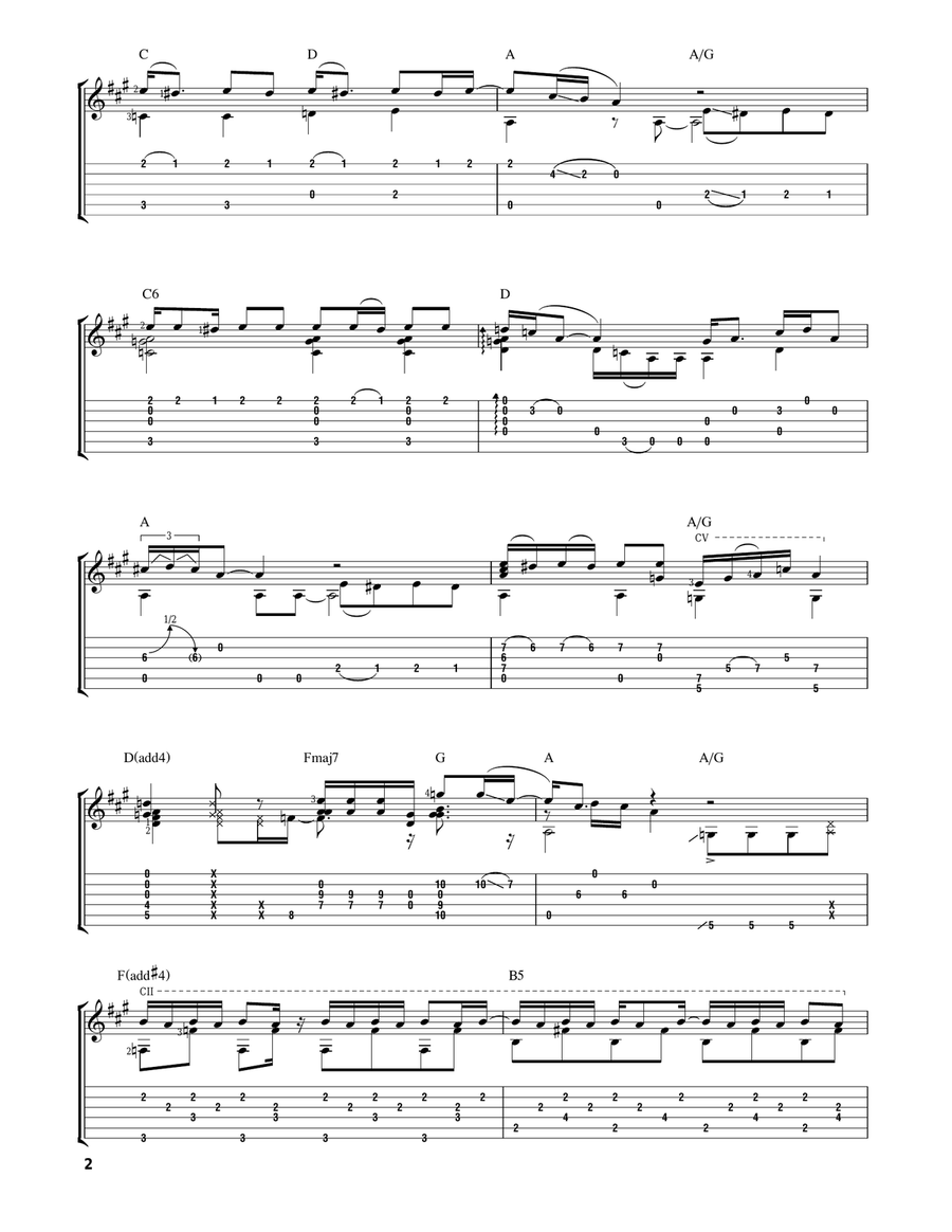 I Am The Walrus Acoustic Guitar scores gallery preview page 2