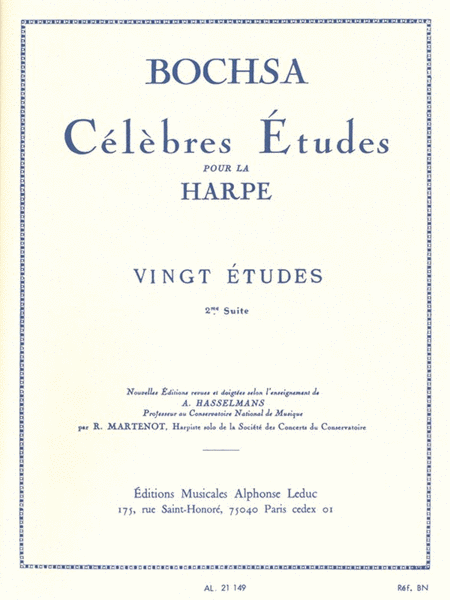 Famous Studies For Harp (volume 2)