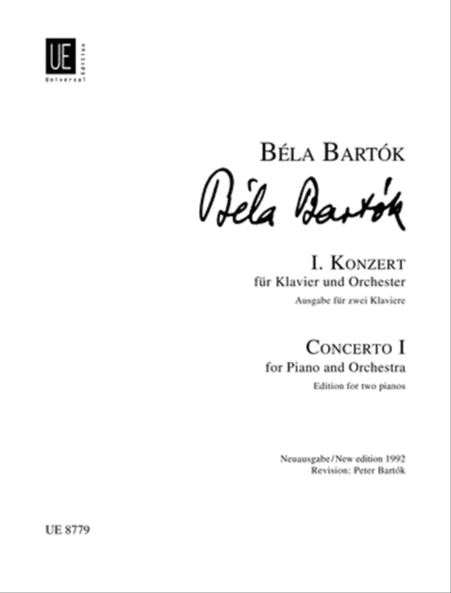 Peter Bartok: Piano Concerto No. 1