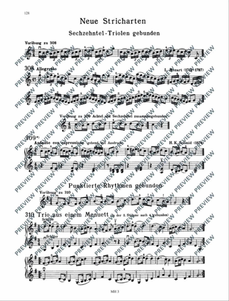 Das Geigenspiel Das Geigenspiel Violin scores gallery preview page 13