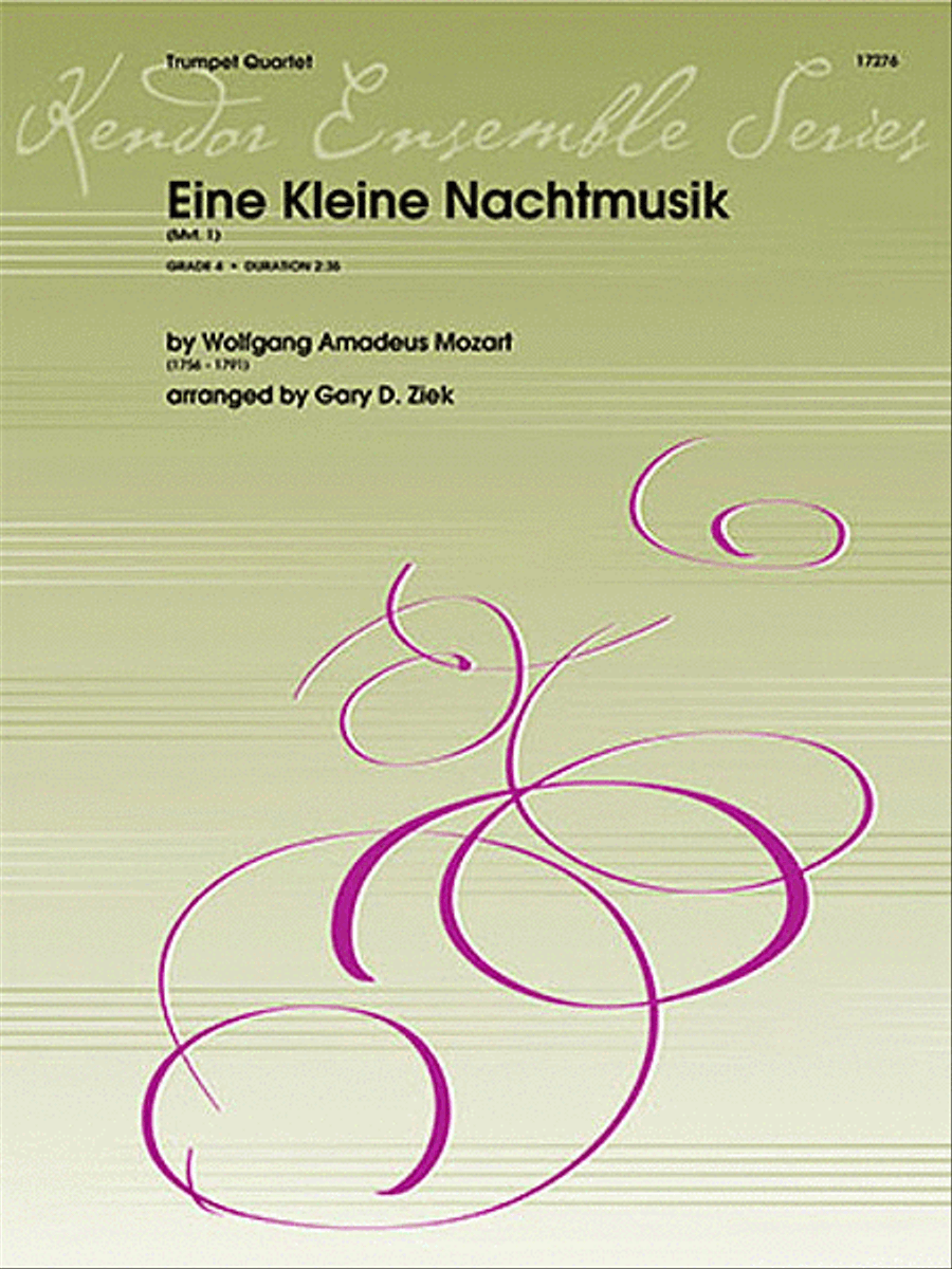 Eine Kleine Nachtmusik (Mvt. 1) B-Flat Trumpet scores gallery preview page 1