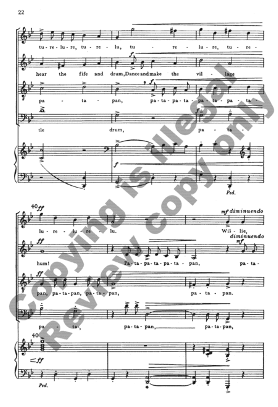 The Seven Joys of Christmas (Choral Score) 4-Part scores gallery preview page 42