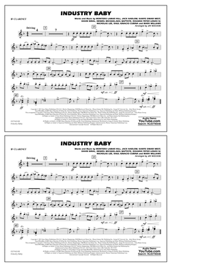 Book cover for Industry Baby (arr. Jay Bocook) - Bb Clarinet