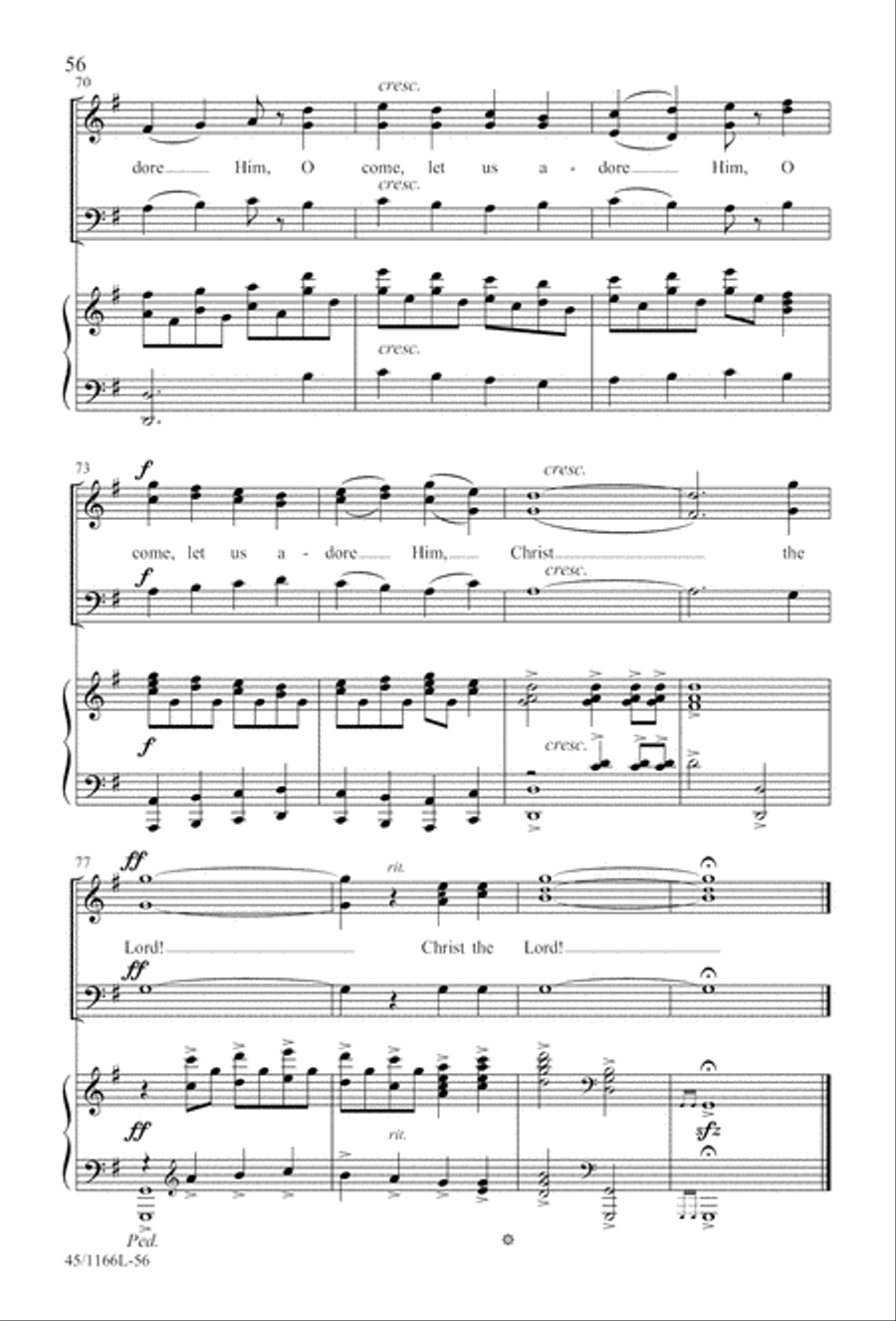 12 Carols for about 12 Singers 3-Part scores gallery preview page 57