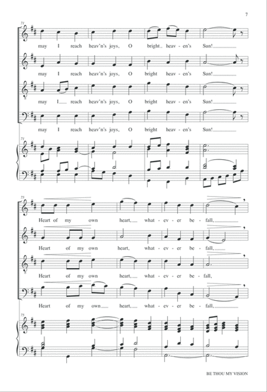 Be Thou My Vision Be Thou My Vision 4-Part scores gallery preview page 8