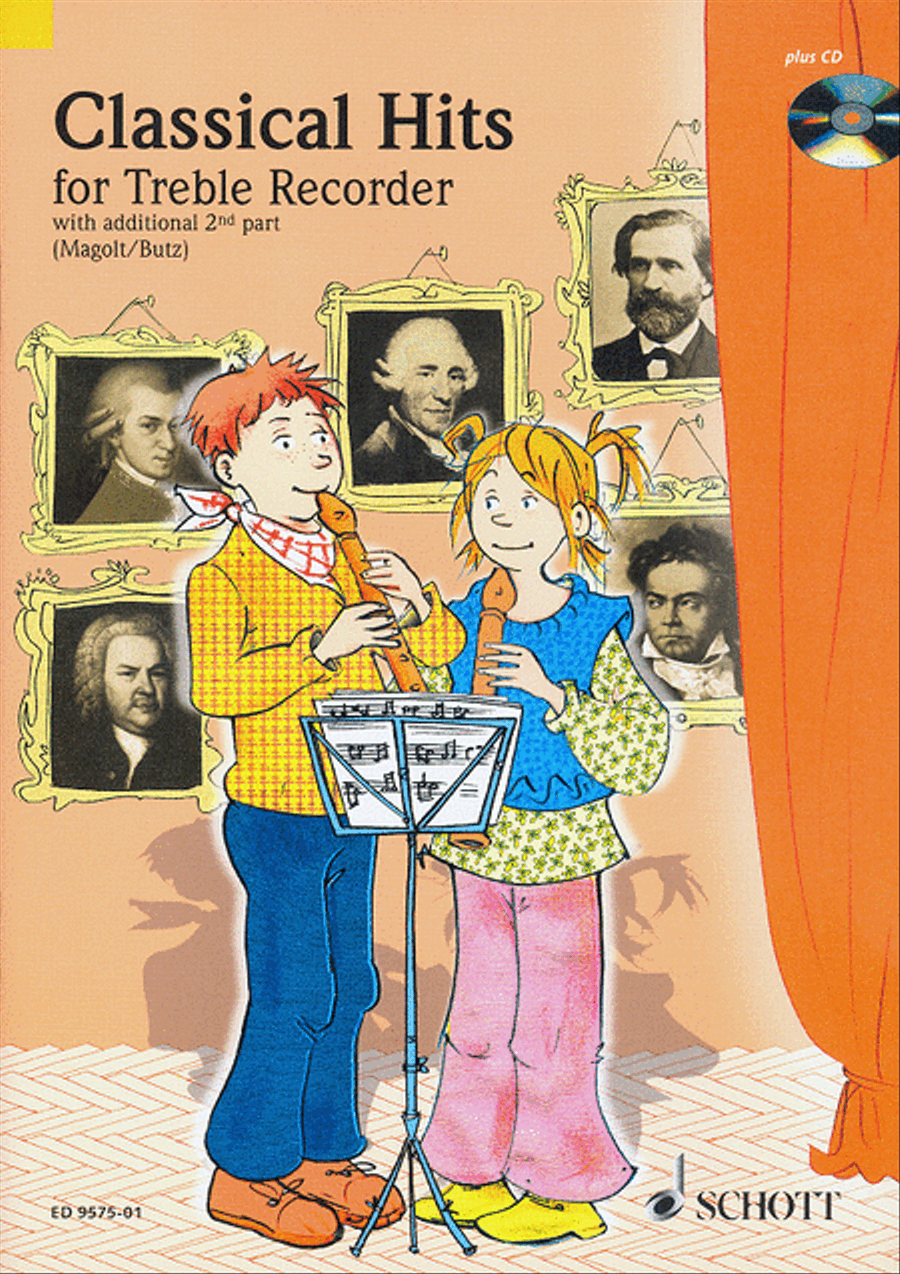 Classical Hits for 1-2 Treble Recorders Woodwind Duet scores gallery preview page 1