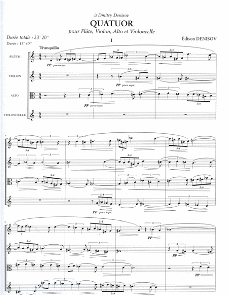 Quatuor (quartet-mixed) Quatuor (quartet-mixed) School and Community scores gallery preview page 2
