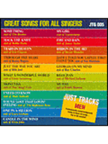 Great Songs For All Singers: Just Tracks (Karaoke CDG) image number null