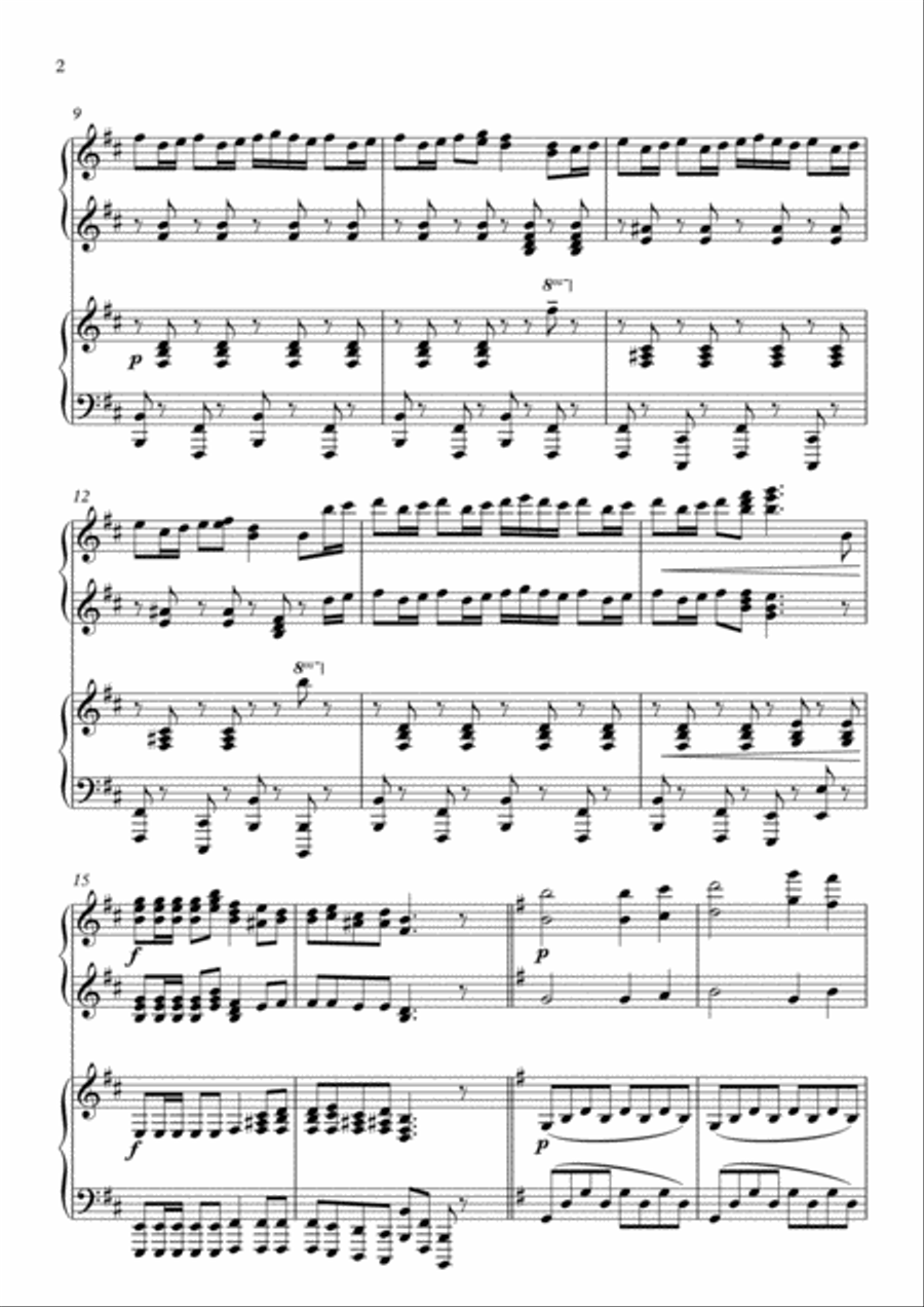 The Carnival Piano scores gallery preview page 2