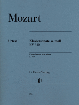Book cover for Mozart - Sonata A Minor K 310