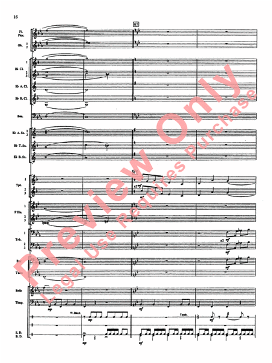 Percussion Mystique Percussion Mystique Concert Band scores gallery preview page 17