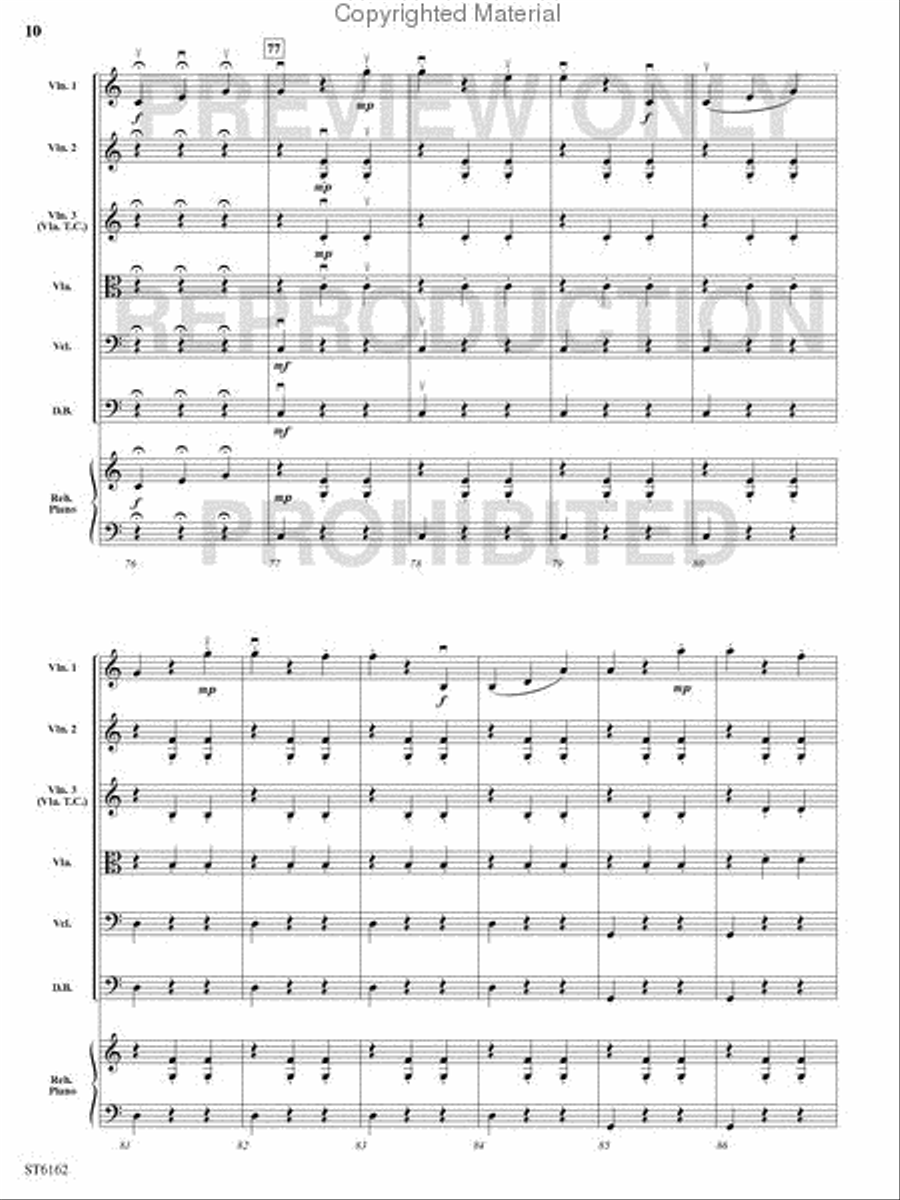 The Blue Danube String Orchestra scores gallery preview page 9