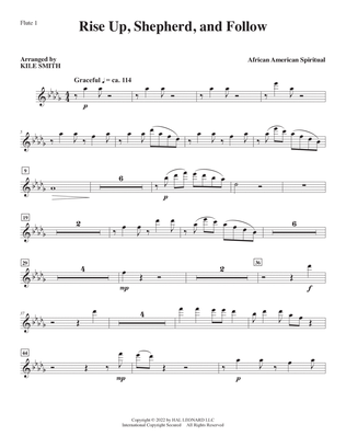 Book cover for Rise Up, Shepherd, And Follow (arr. Kile Smith) - Flute 1