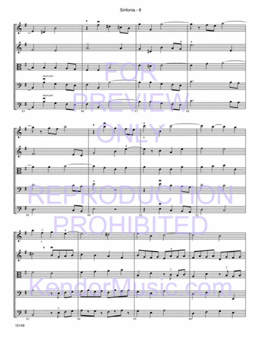 Sinfonia (Overture from Messiah) (Full Score)