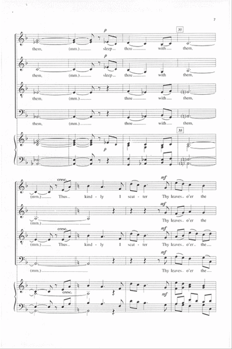 The Last Rose of Summer Divisi scores gallery preview page 6