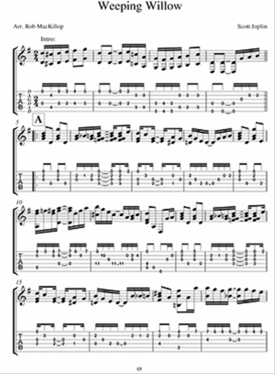DADGAD Ragtime and Early Jazz Electric Guitar scores gallery preview page 4