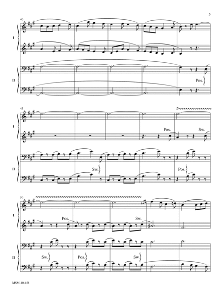 Four Duets for Organ (Downloadable)