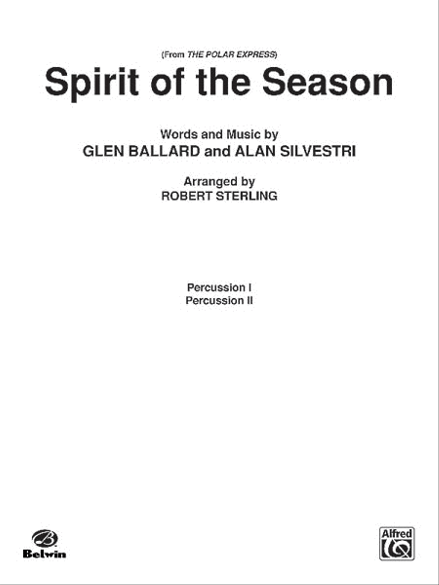 Spirit of the Season Choir scores gallery preview page 1
