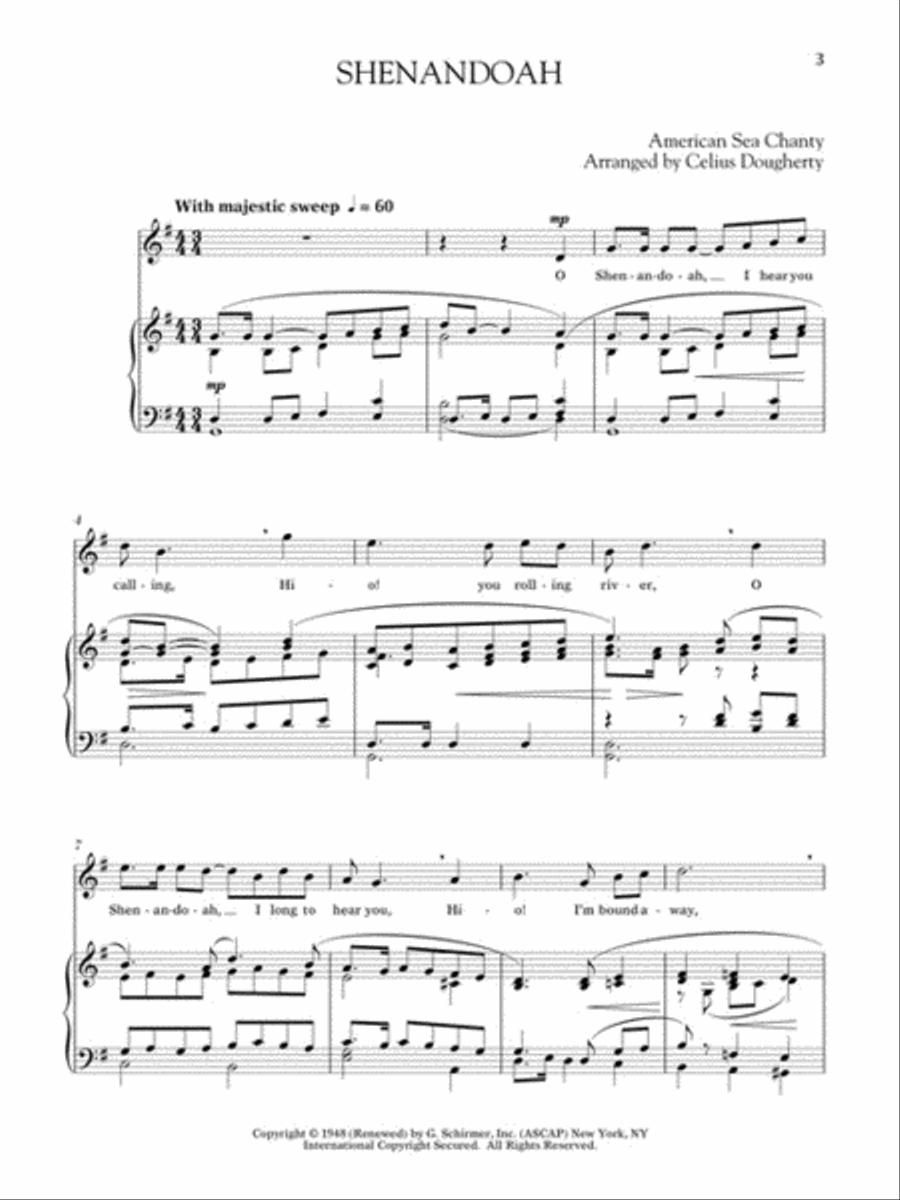 American Art Songs for the Progressing Singer - Tenor Voice Solo scores gallery preview page 3