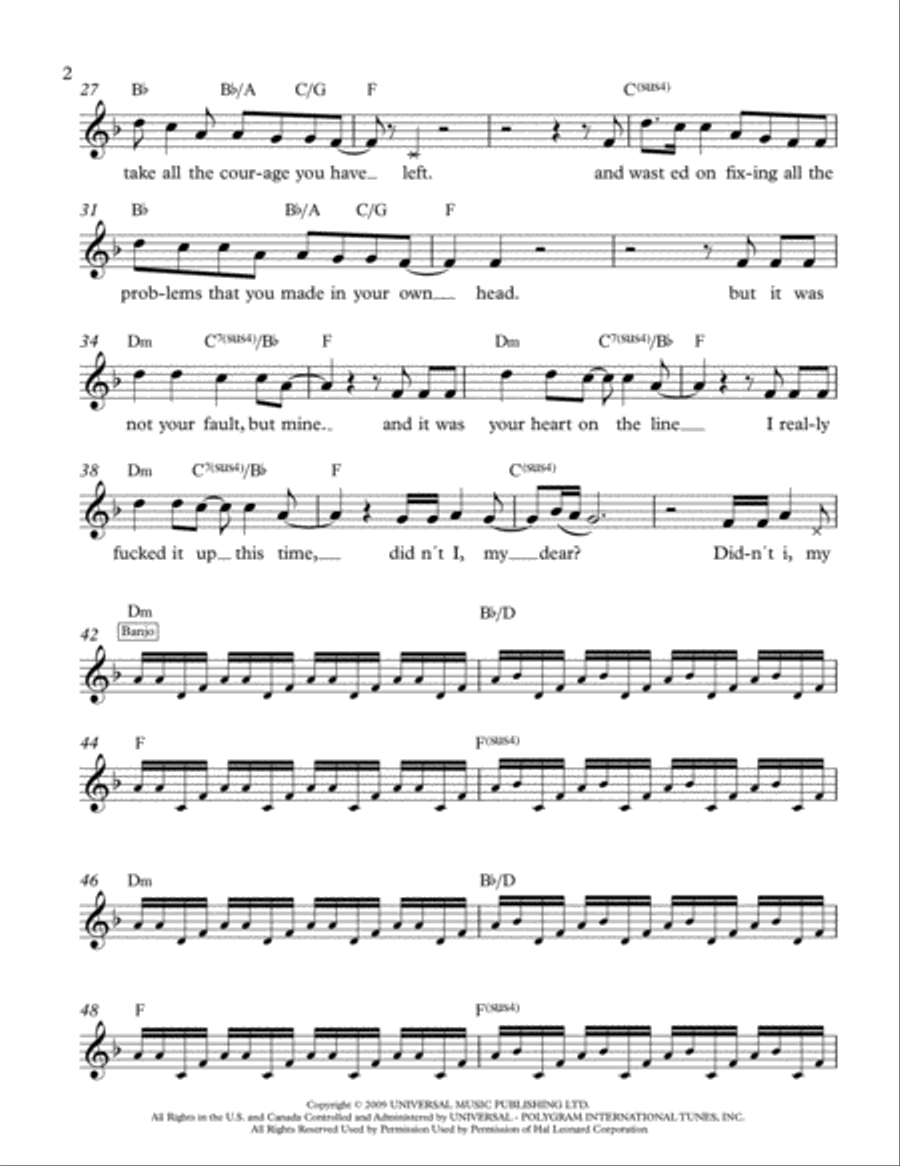Little Lion Man Little Lion Man Small Ensemble scores gallery preview page 2
