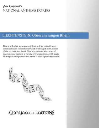 Book cover for Liechtenstein National Anthem: Oben am jungen Rhein