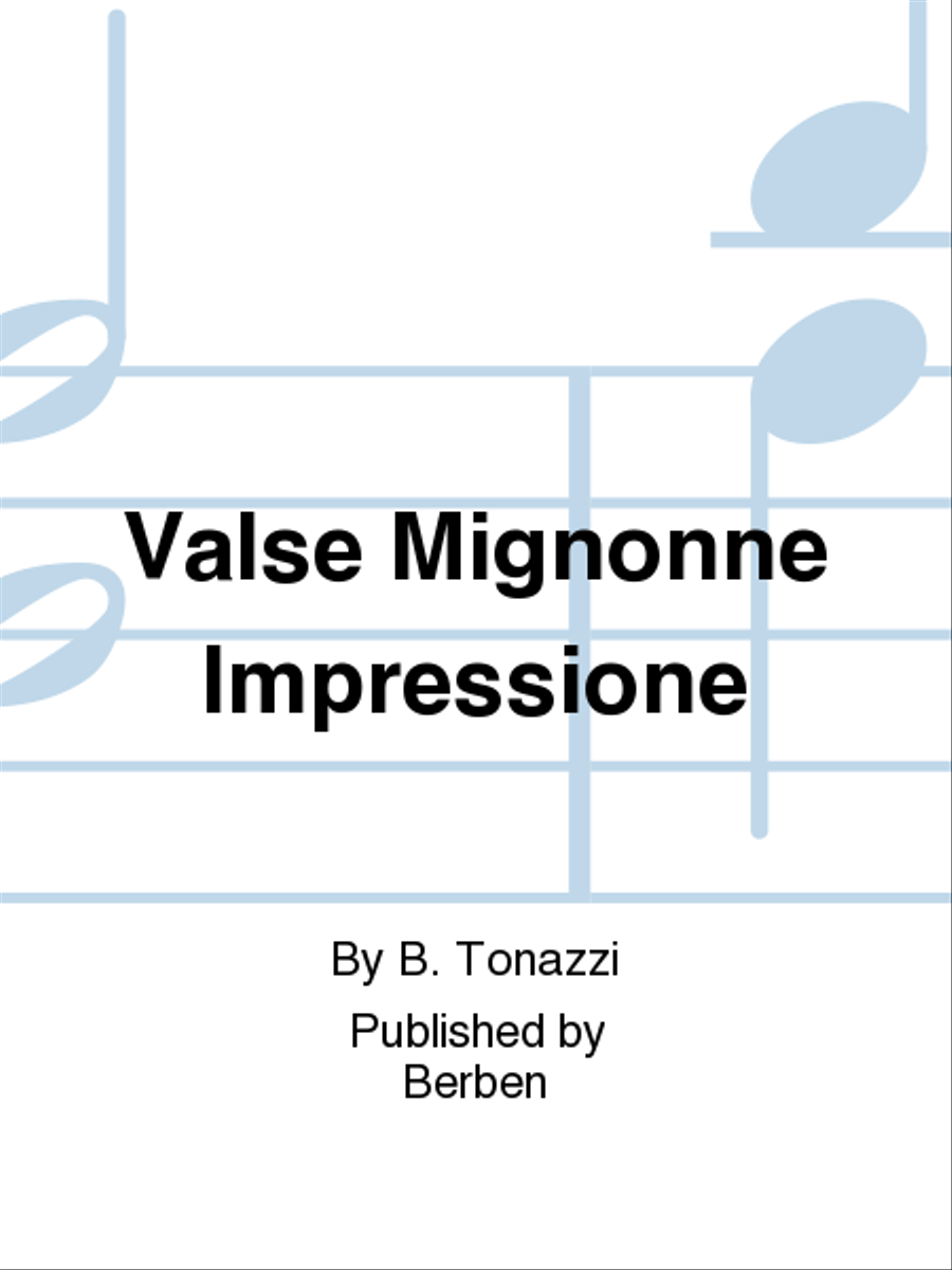 Valse Mignonne Impressione Classical Guitar scores gallery preview page 1