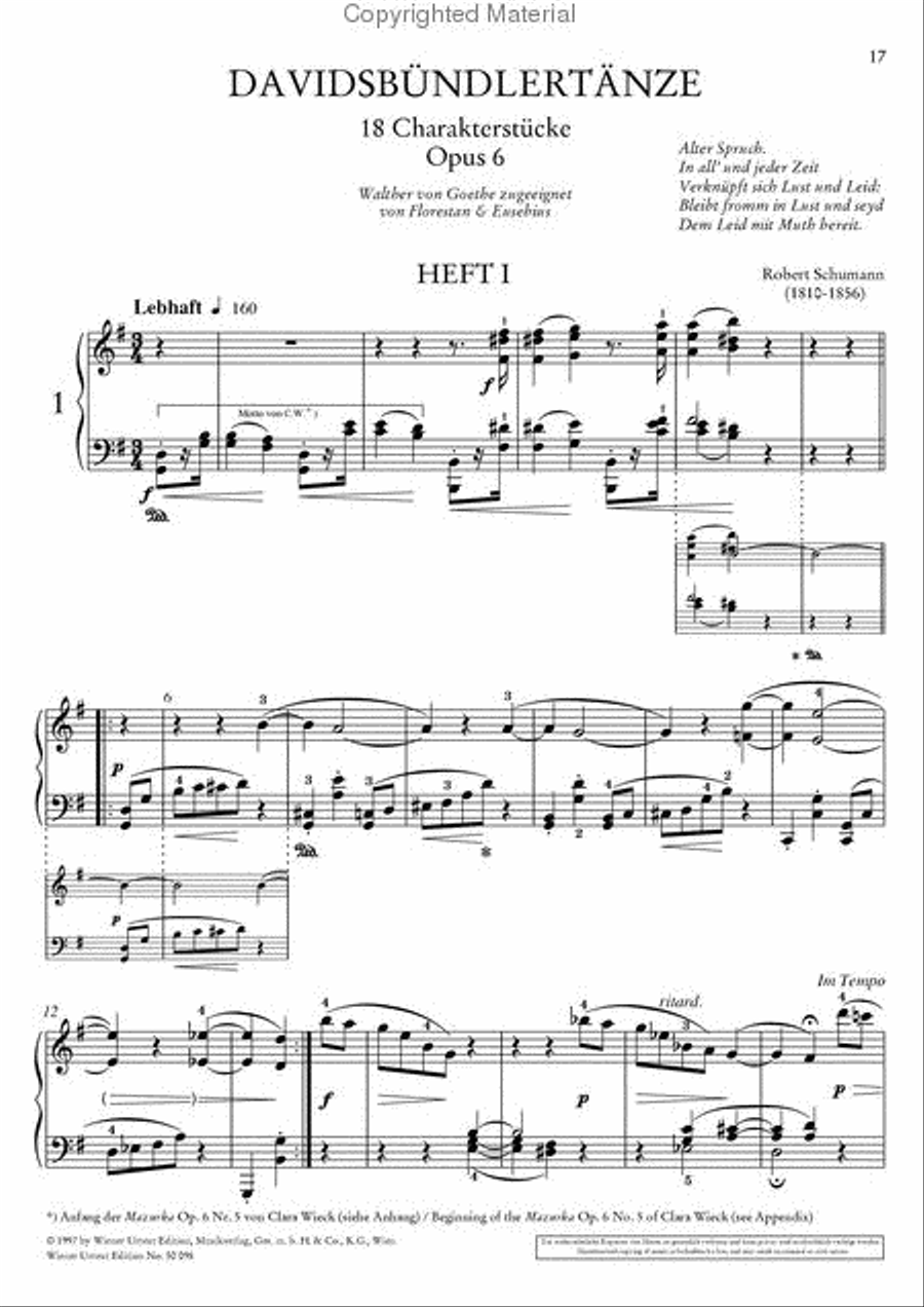 Davidsbündlertänze Davidsbündlertänze Chamber Music scores gallery preview page 4