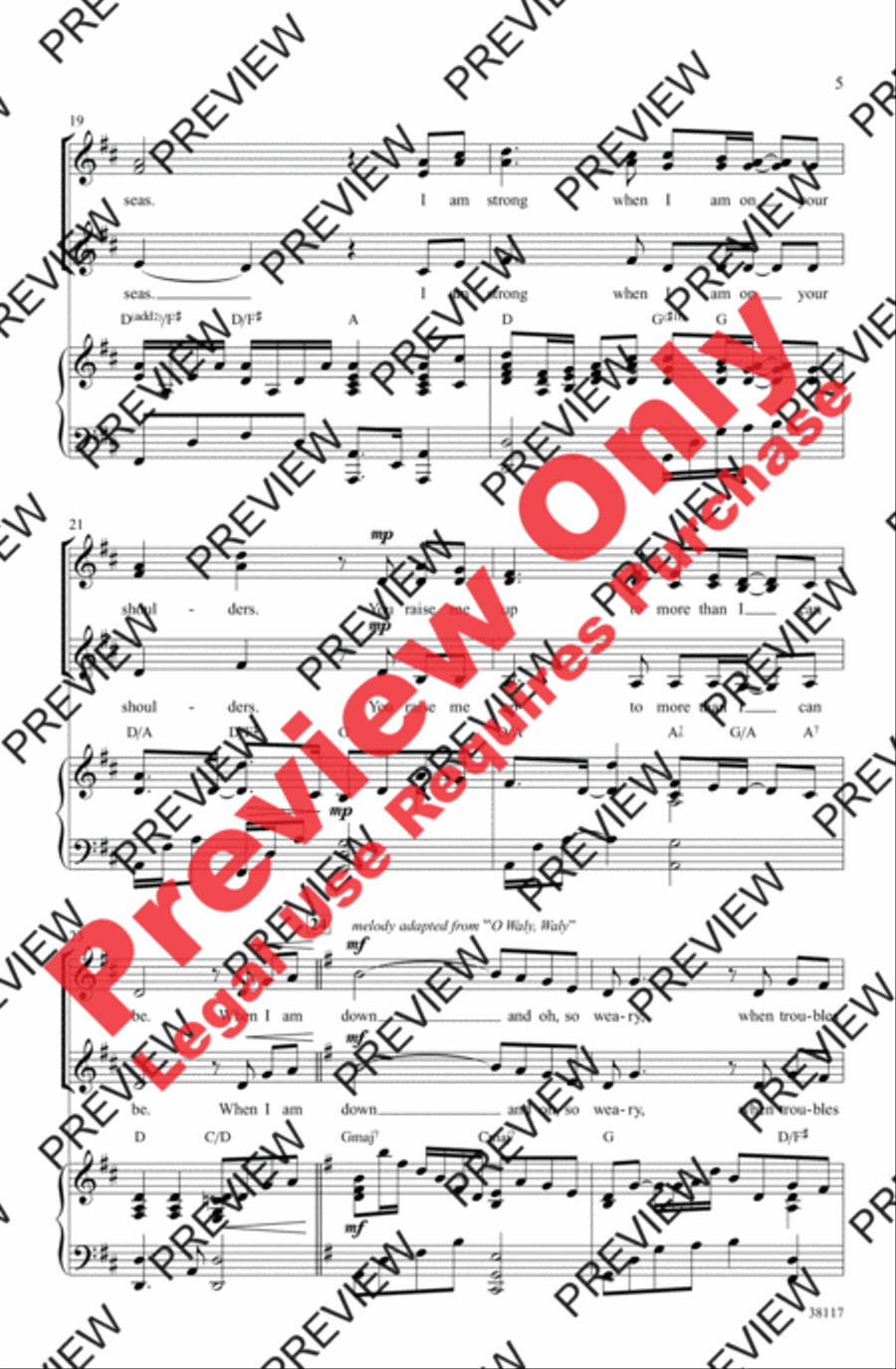 You Raise Me Up Women's Choir scores gallery preview page 16