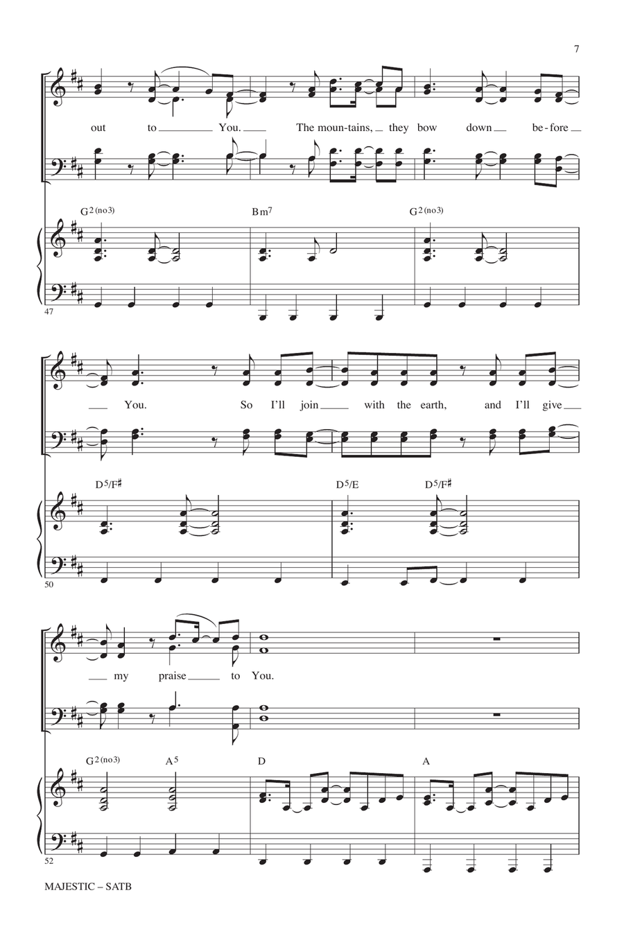 Majestic 4-Part scores gallery preview page 6