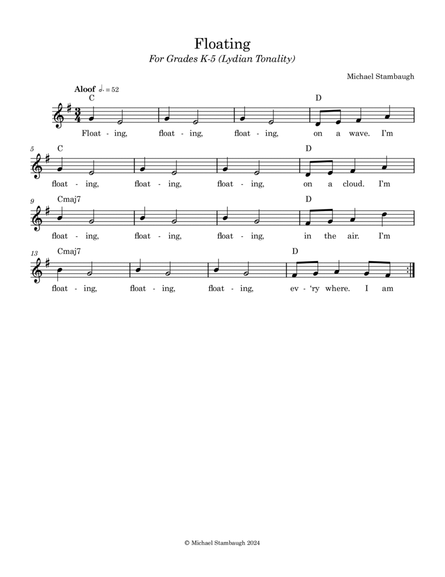 Floating Piano scores gallery preview page 1
