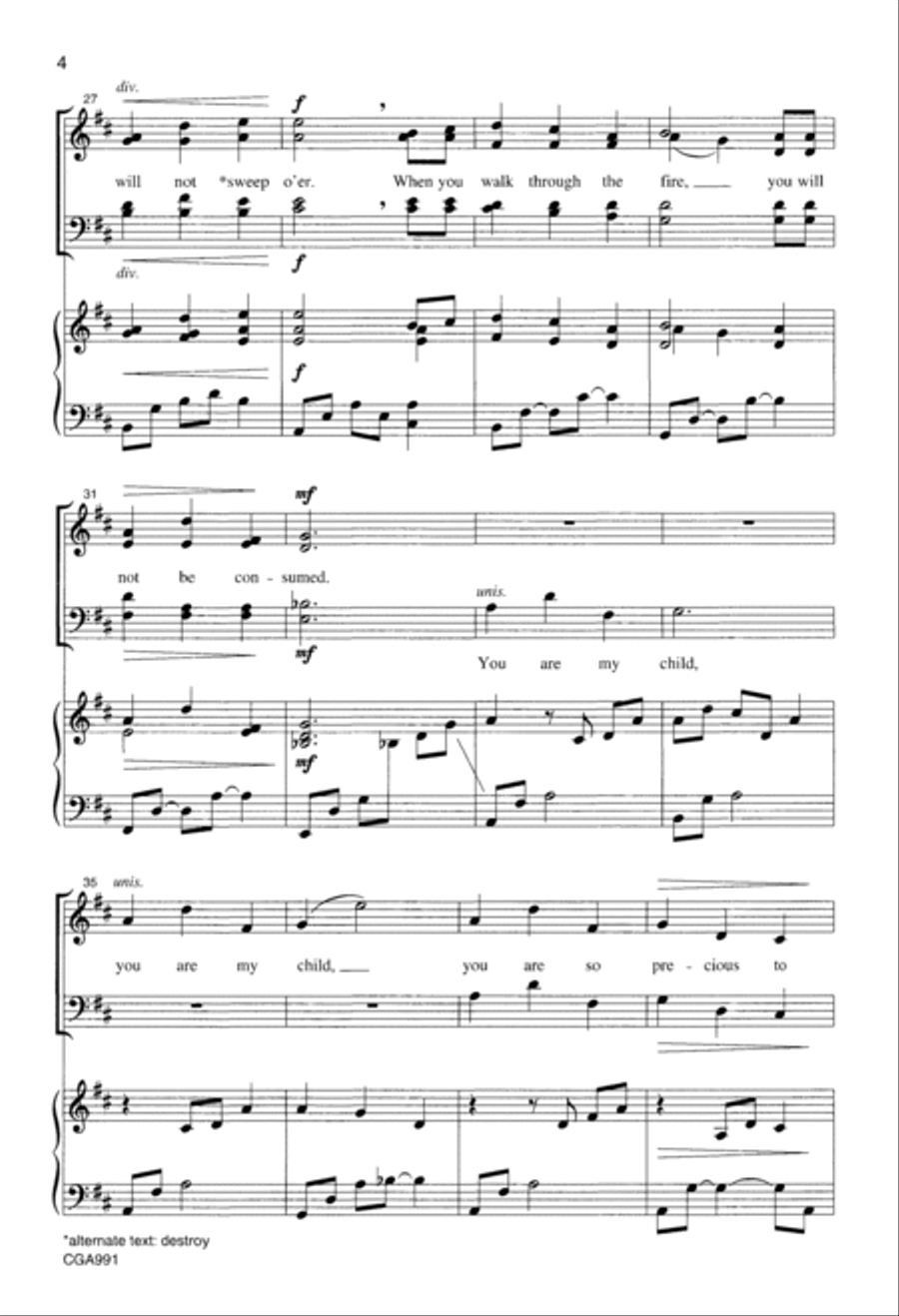 Be Not Afraid 4-Part scores gallery preview page 4