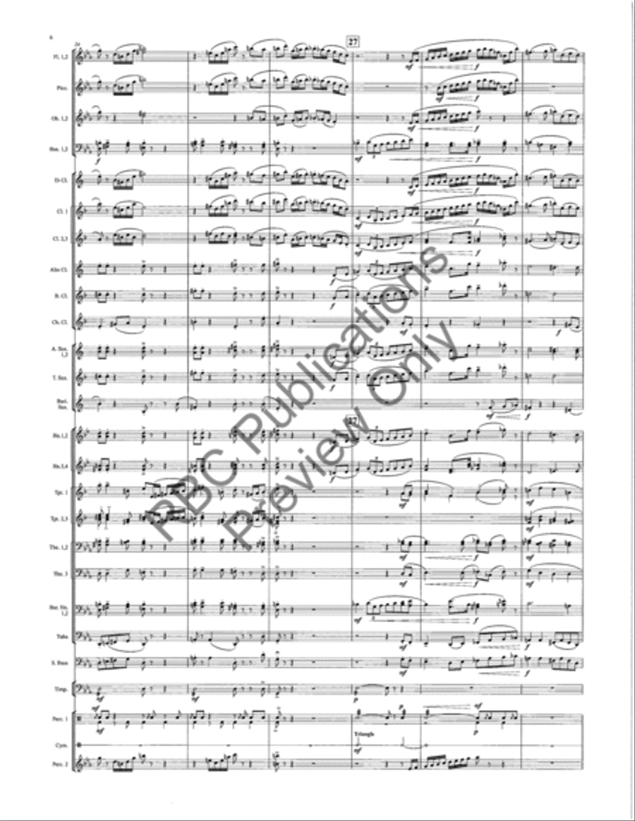 Honor And Glory Honor And Glory Concert Band scores gallery preview page 7