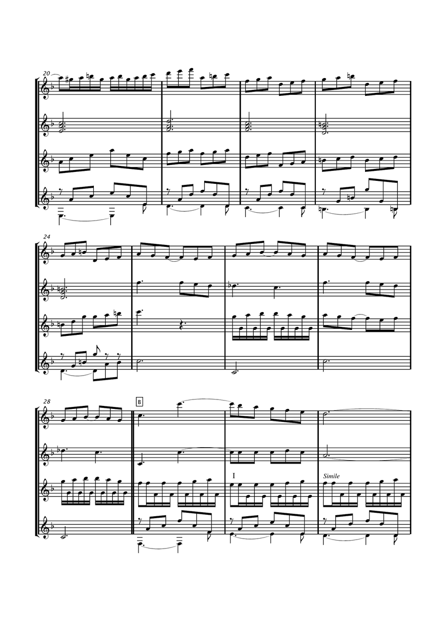 Sleepy Shores (theme From Owen M.d.) Guitar Ensemble scores gallery preview page 6