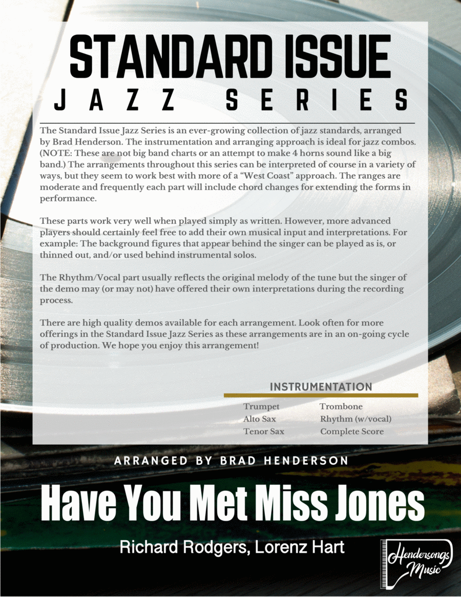 Have You Met Miss Jones? image number null